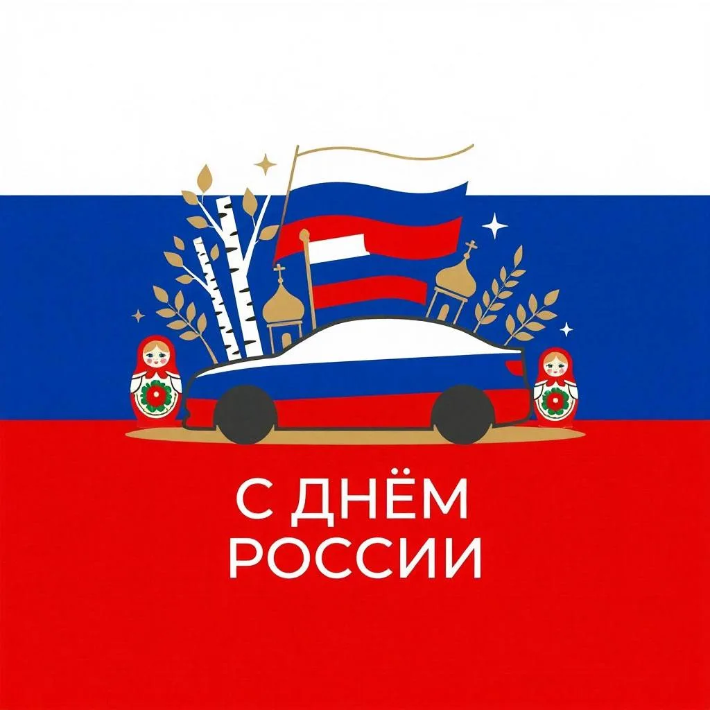 С Днём России! 🇷🇺🚗
Пусть впереди всегда будет ровная дорога, полный бак и отличные попутчики. Гор