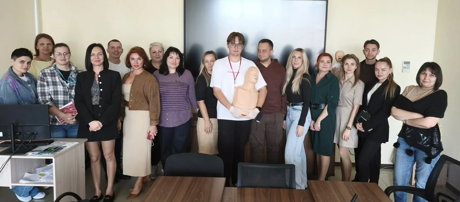 Мастер-класс по первой помощи от студента ДонГМУ