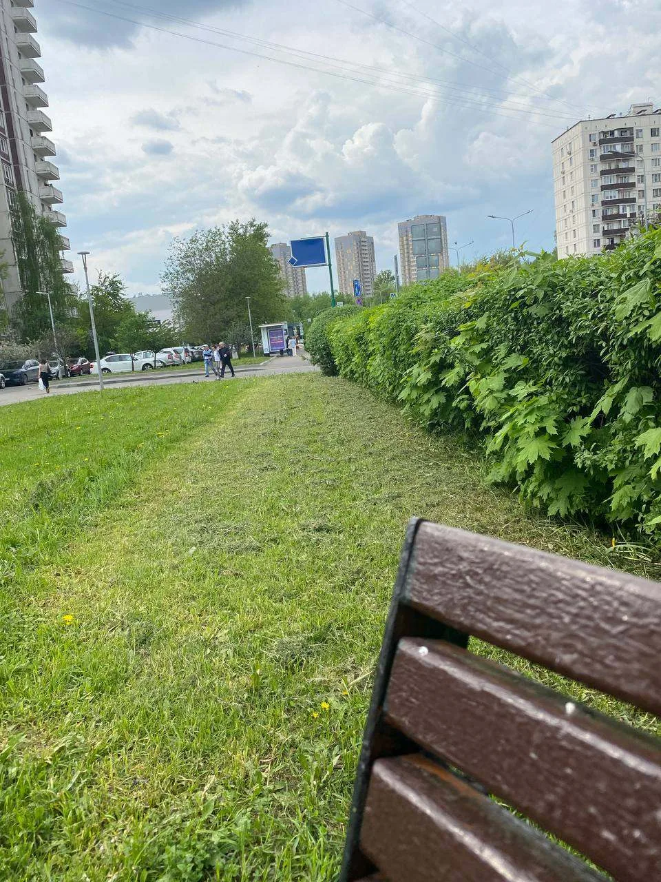 На улице Солнцевский проспект 5 не полностью покошена трава.Просим докосить. Людмила Гулянова Борисо