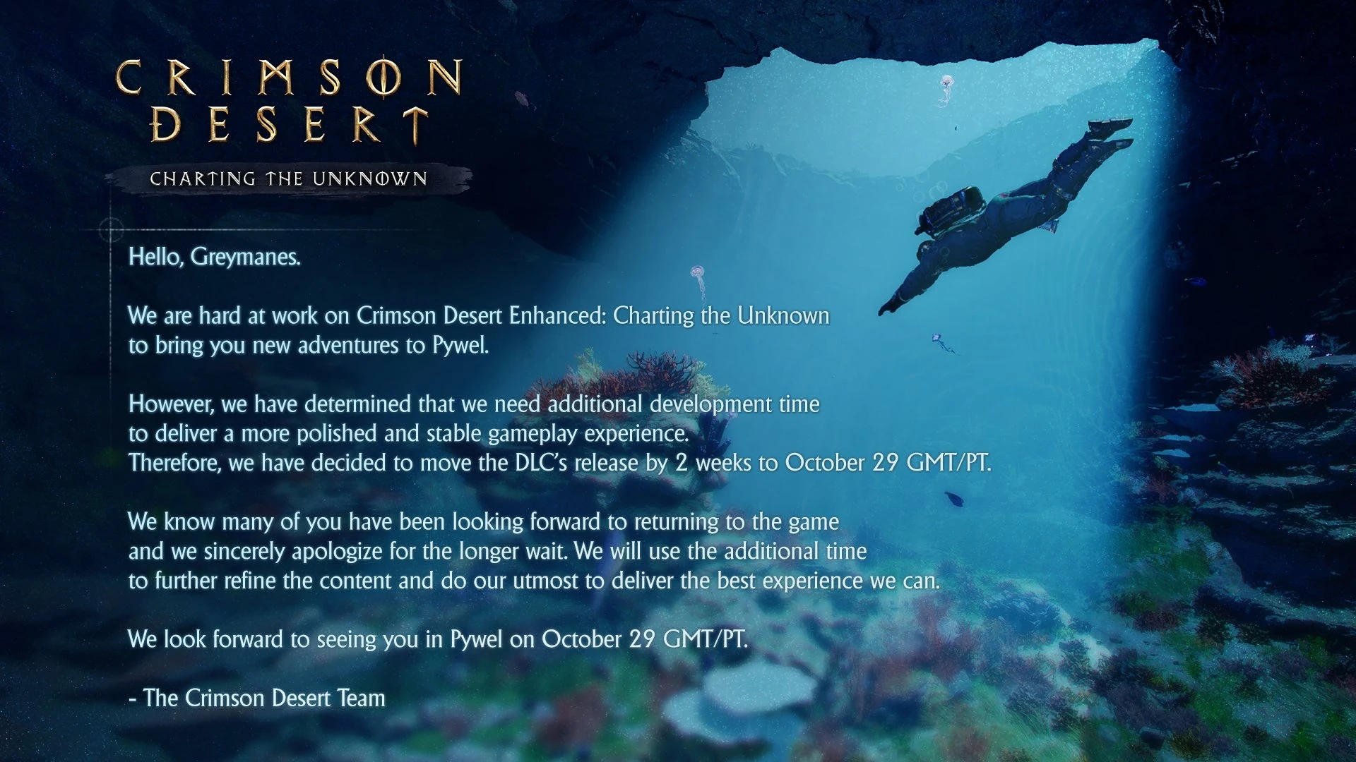 Команда Crimson Desert выступила с официальным обращением к сообществу игроков. В нём р...