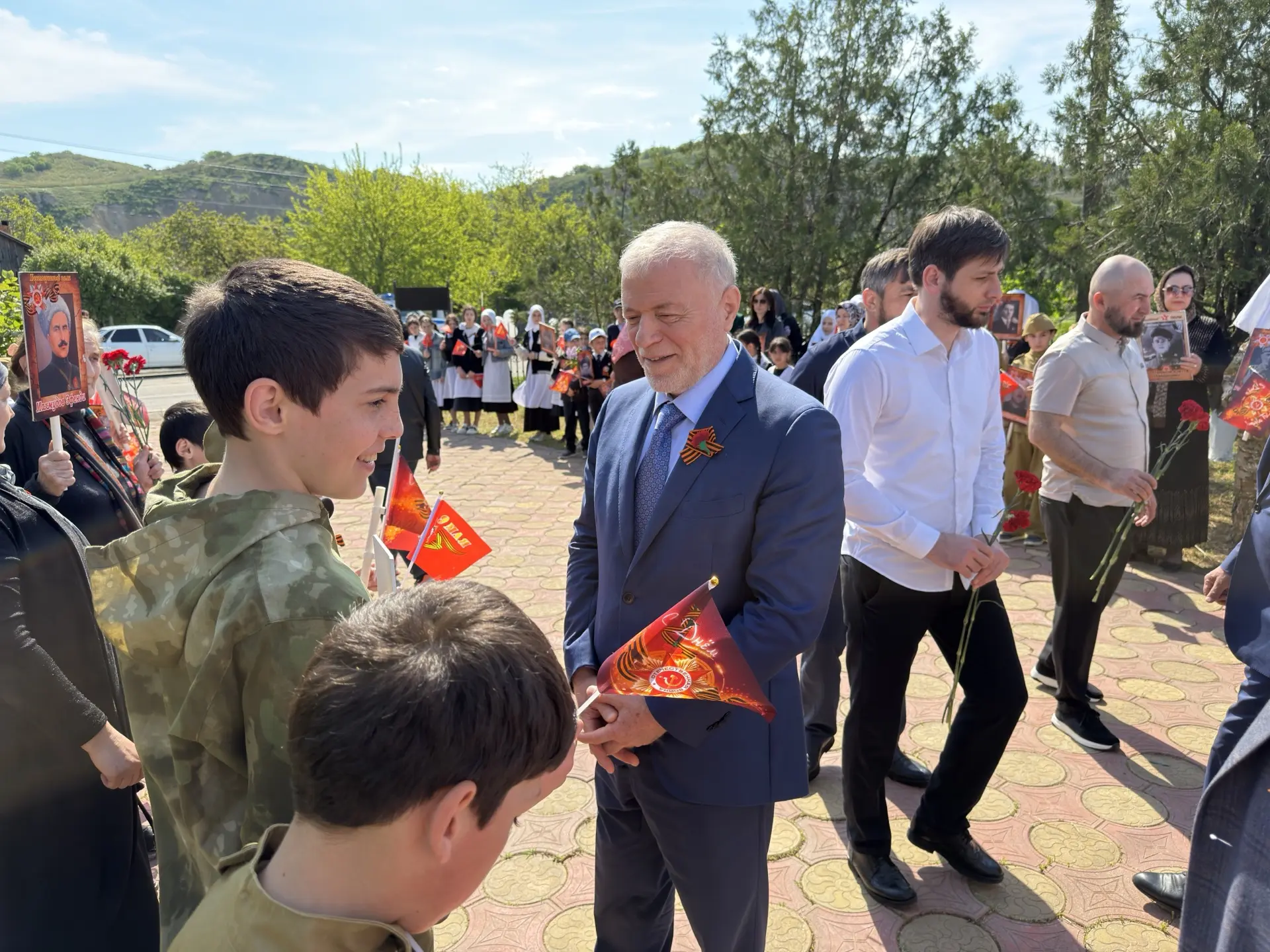 🌍Память, которая не угаснет: в селе Гамиях почтили память Героя Советского Союза Ханпаши Нурадилова 