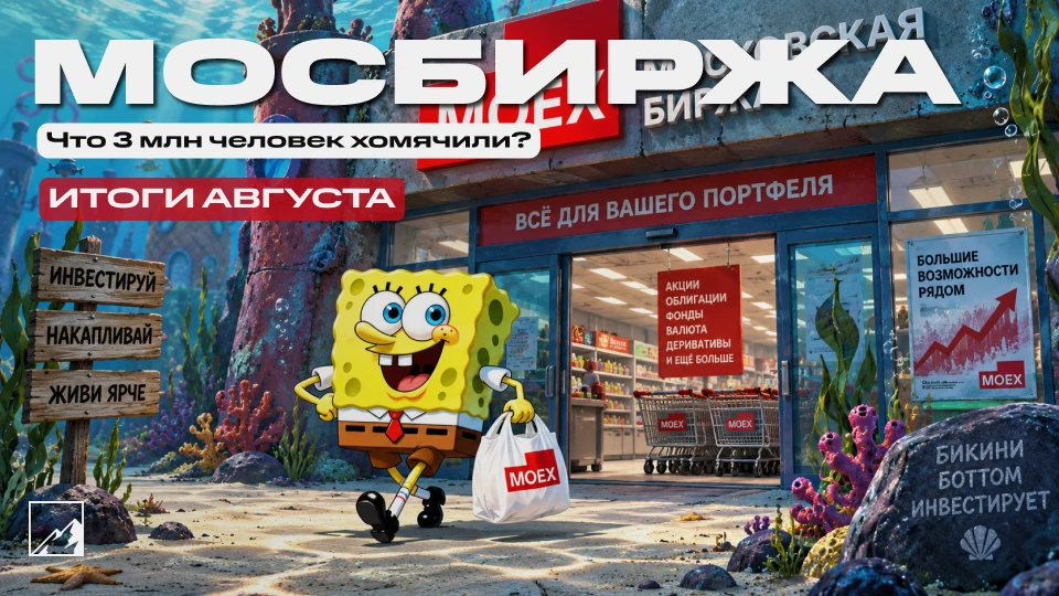 💹 И снова акции никому не нужны, а облигации — ТОП! Что 3 миллиона инвесторов в август...
