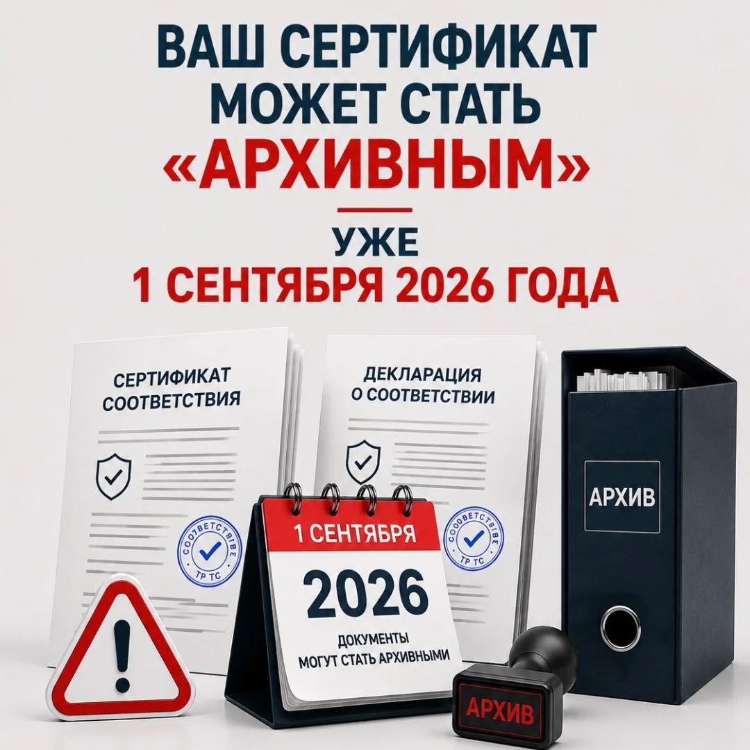 📄 Ваш сертификат может стать «архивным» уже 1 сентября 2026 года