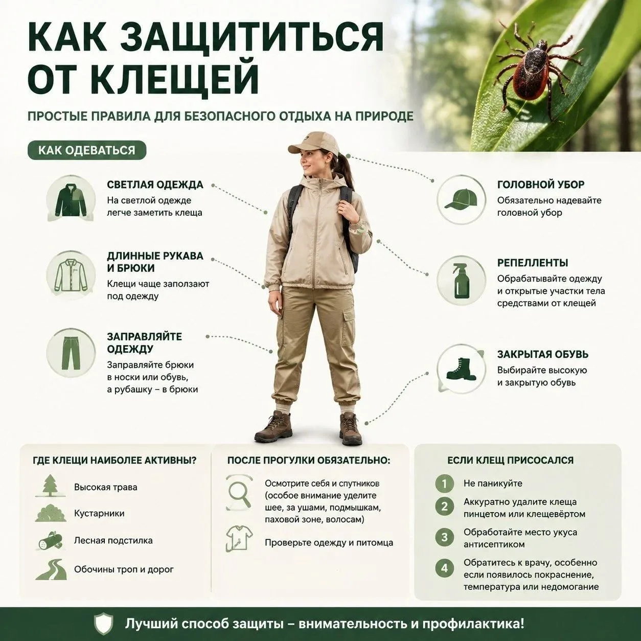 ️ОСТОРОЖНО, КЛЕЩИ!