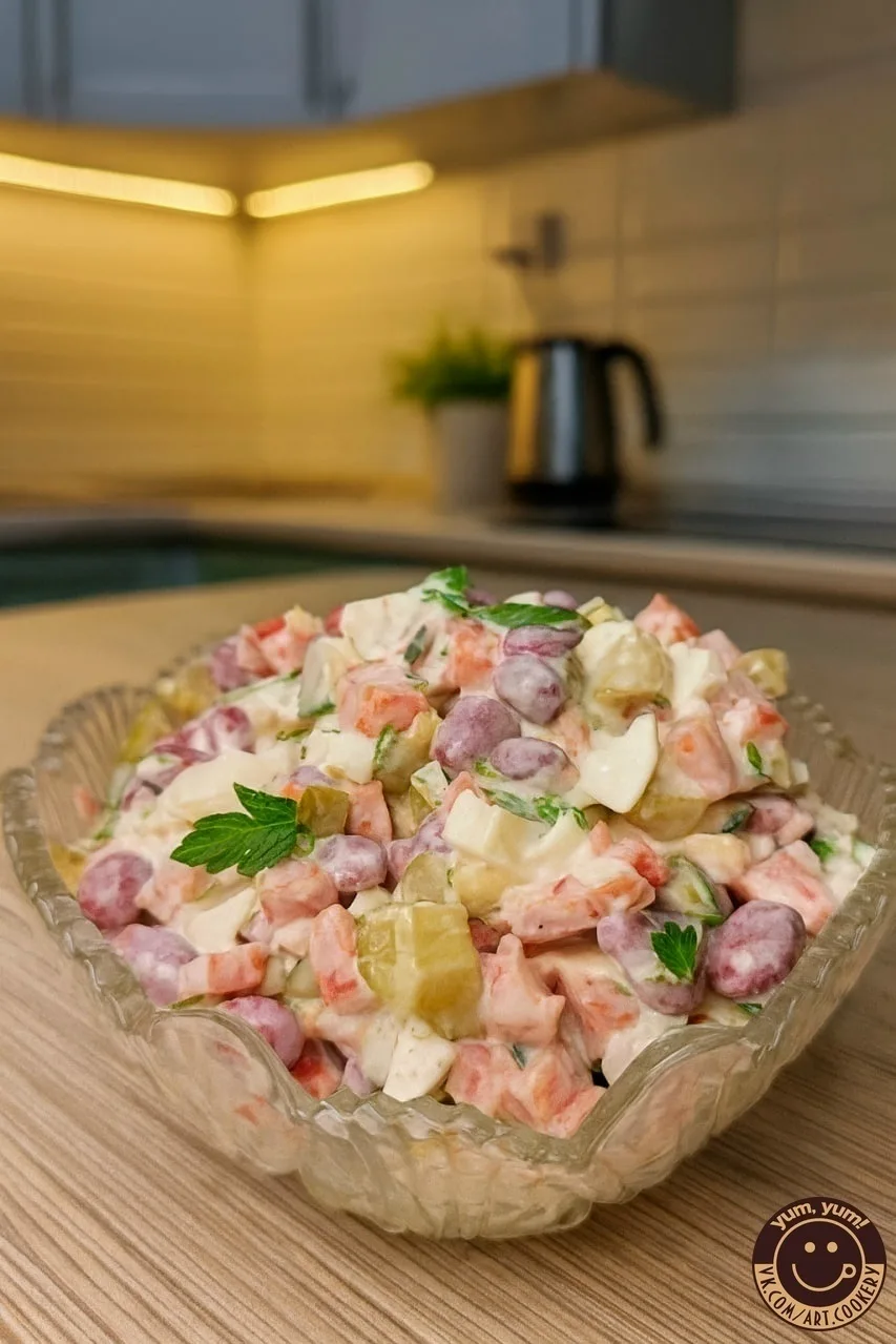 Салат «Фасолька» 🌿🍲