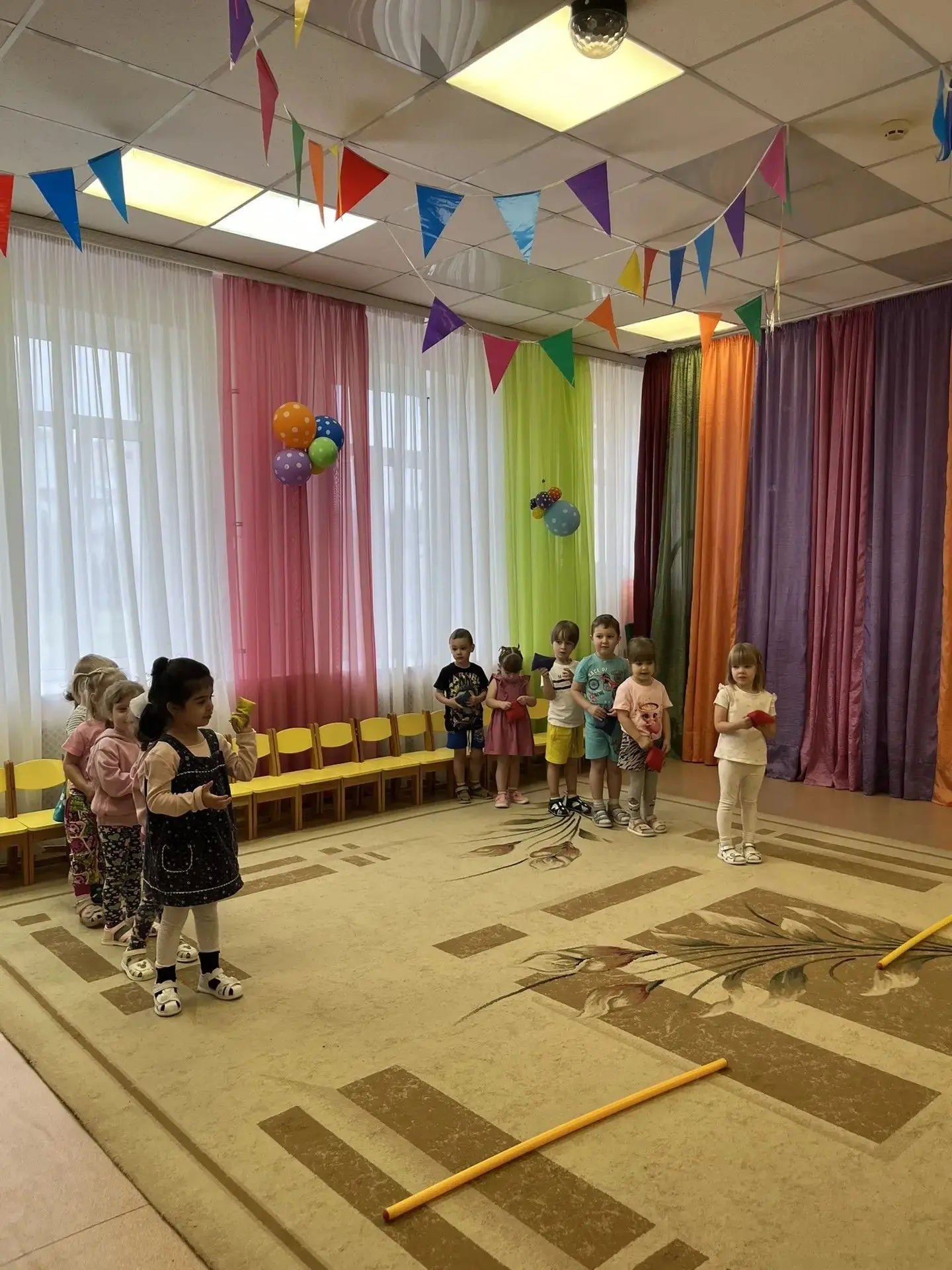 Физкультура в «Звёздочках» 🏃‍♀️ Учимся бегать, прыгать, бросать мяч, сохранять равнове...
