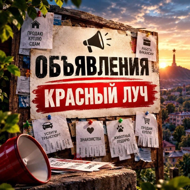 Самые актуальные доски объявлений г. Красный Луч