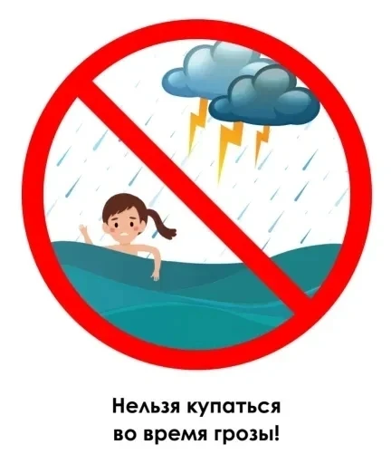 Купаться во время грозы категорически запрещено. 

Это опасно для жизни по нескольким причинам. 
Осн