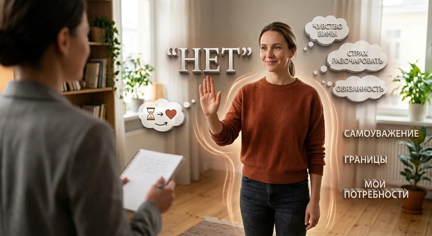Учитесь говорить «нет» — и не терять себя.🚫✨