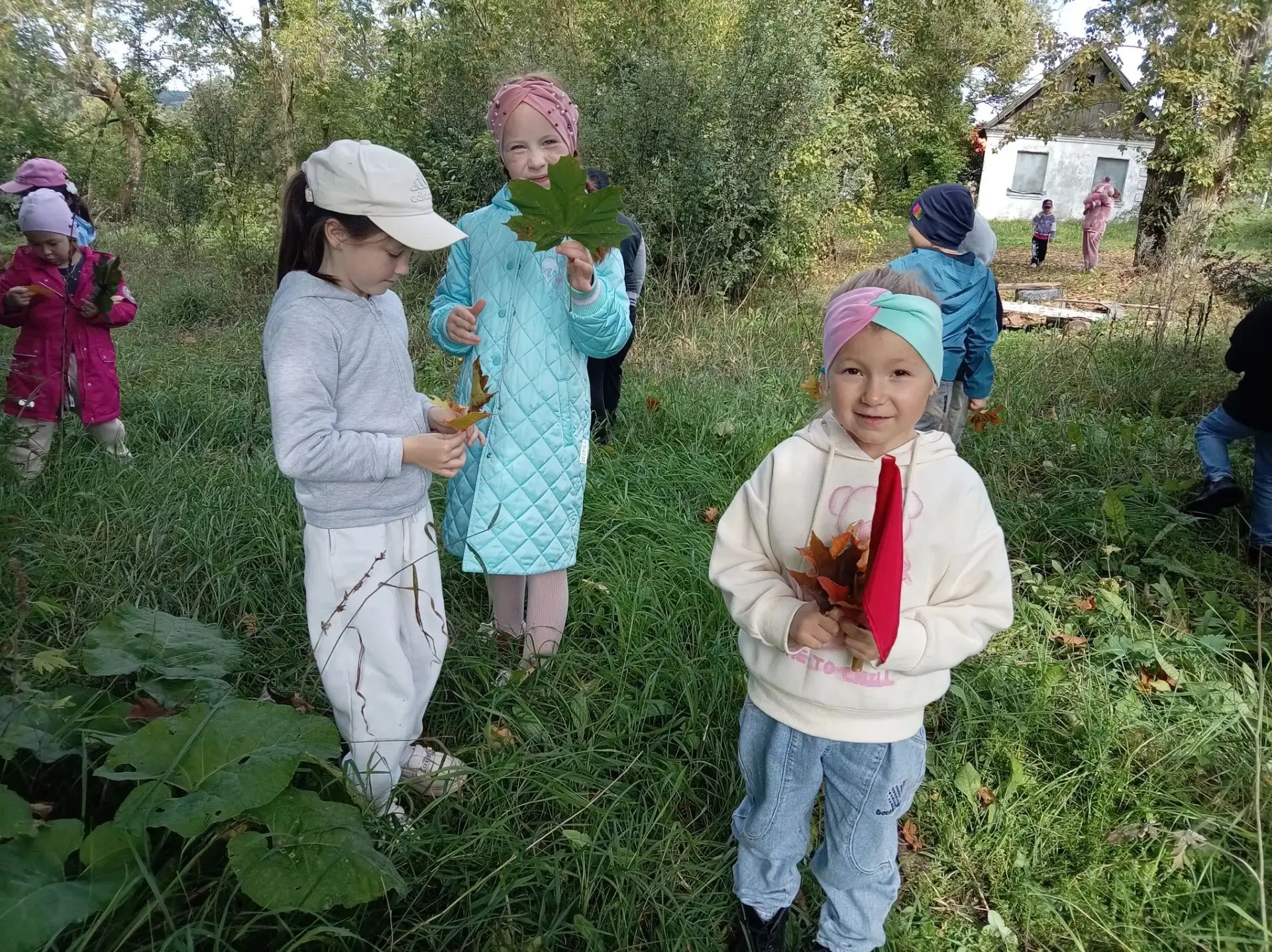 🌞Осенняя прогулка "В гости к клену".