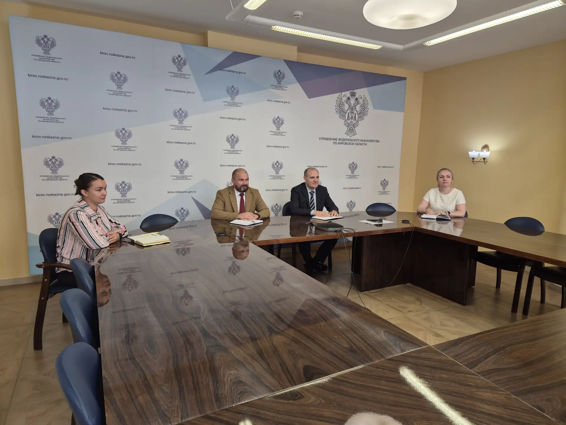 26.08.2026 УФК по Кировской области приняло участие в совещании Федерального казначейст...
