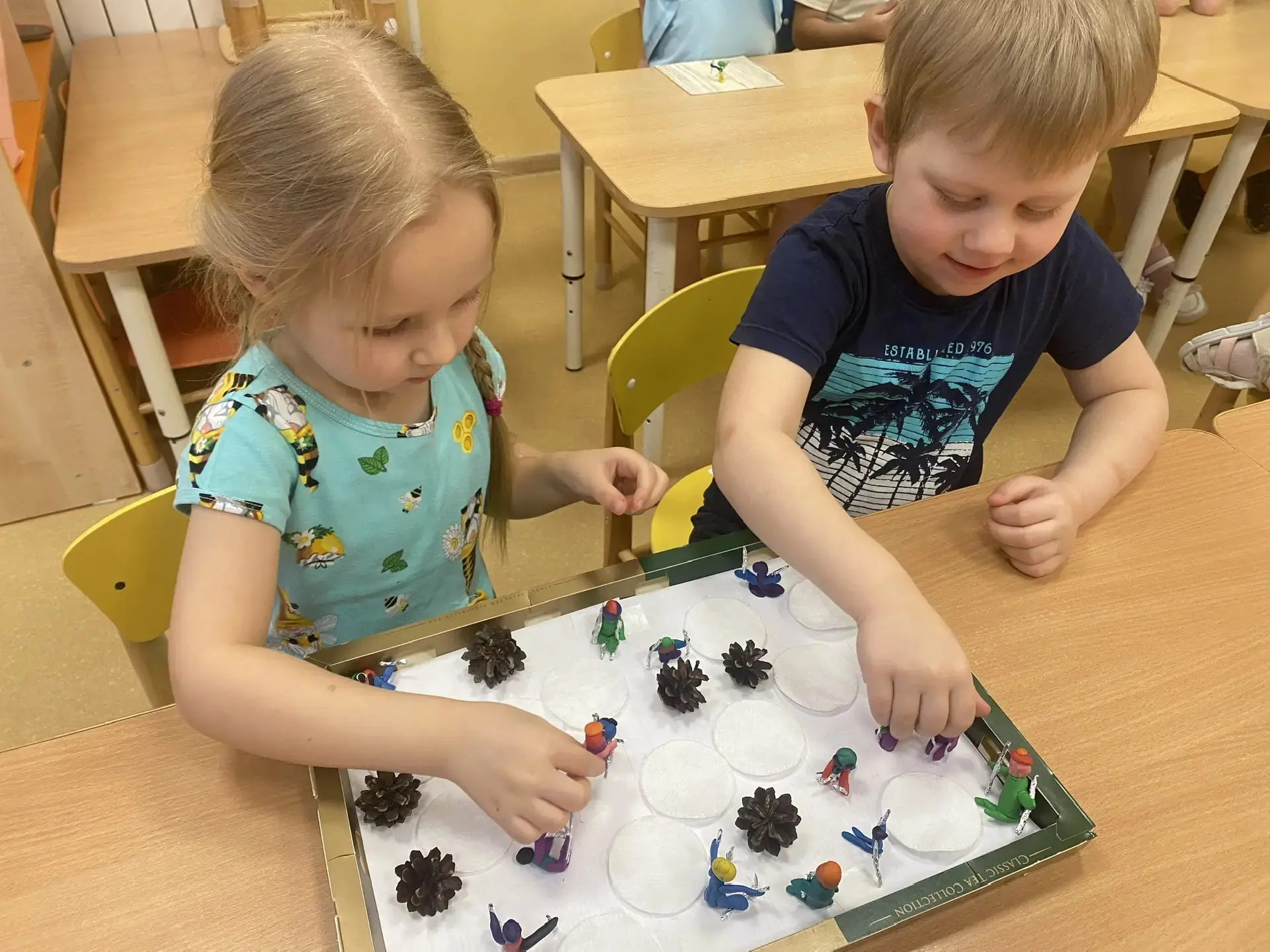 🌟 В группе "Капельки" прошло удивительное занятие по творчеству! Ребята сделали замеча...