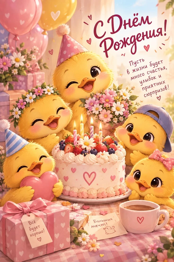 Поздравляем с Днём рождения! 🎂🎁