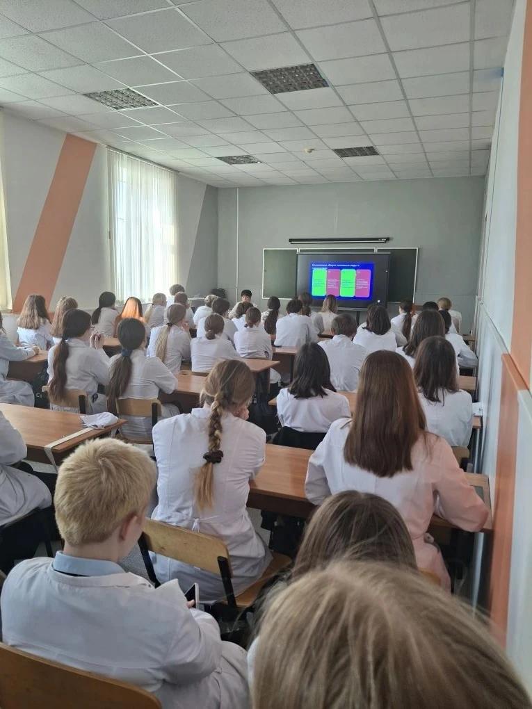 ‼️10 марта 2026 г. прошла очередная встреча студентов медицинского отделения с практикующим врачом –