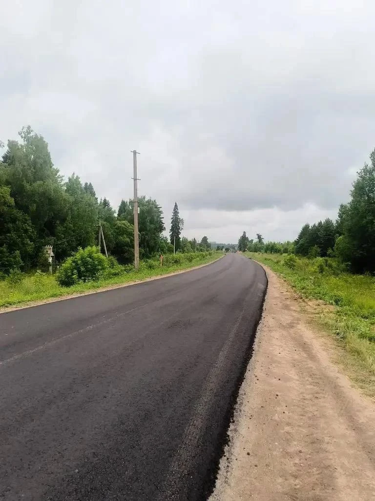 В Боровском округе завершается ремонт дороги Лапшинка - Кабицыно