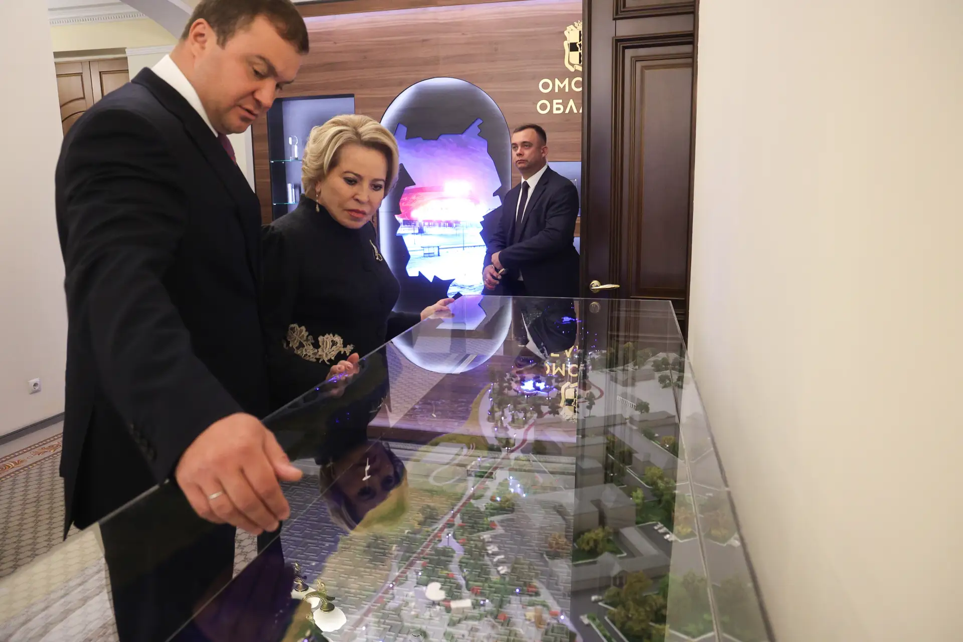 Председатель Совета Федерации Валентина Матвиенко в рамках рабочей поездки в Омскую обл...