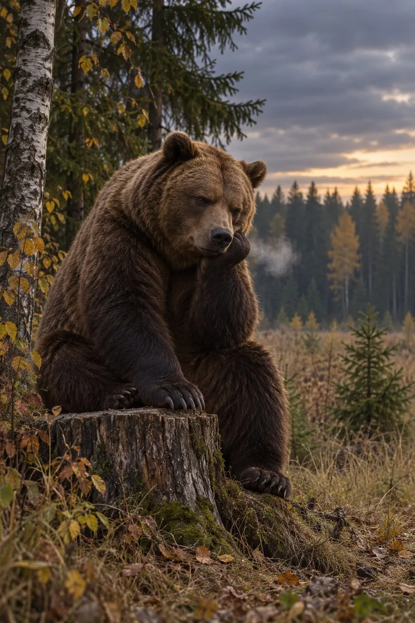 ‼🐻 На кладбище в Архангельске заметили косолапого! Для его отслеживания установили вышку!