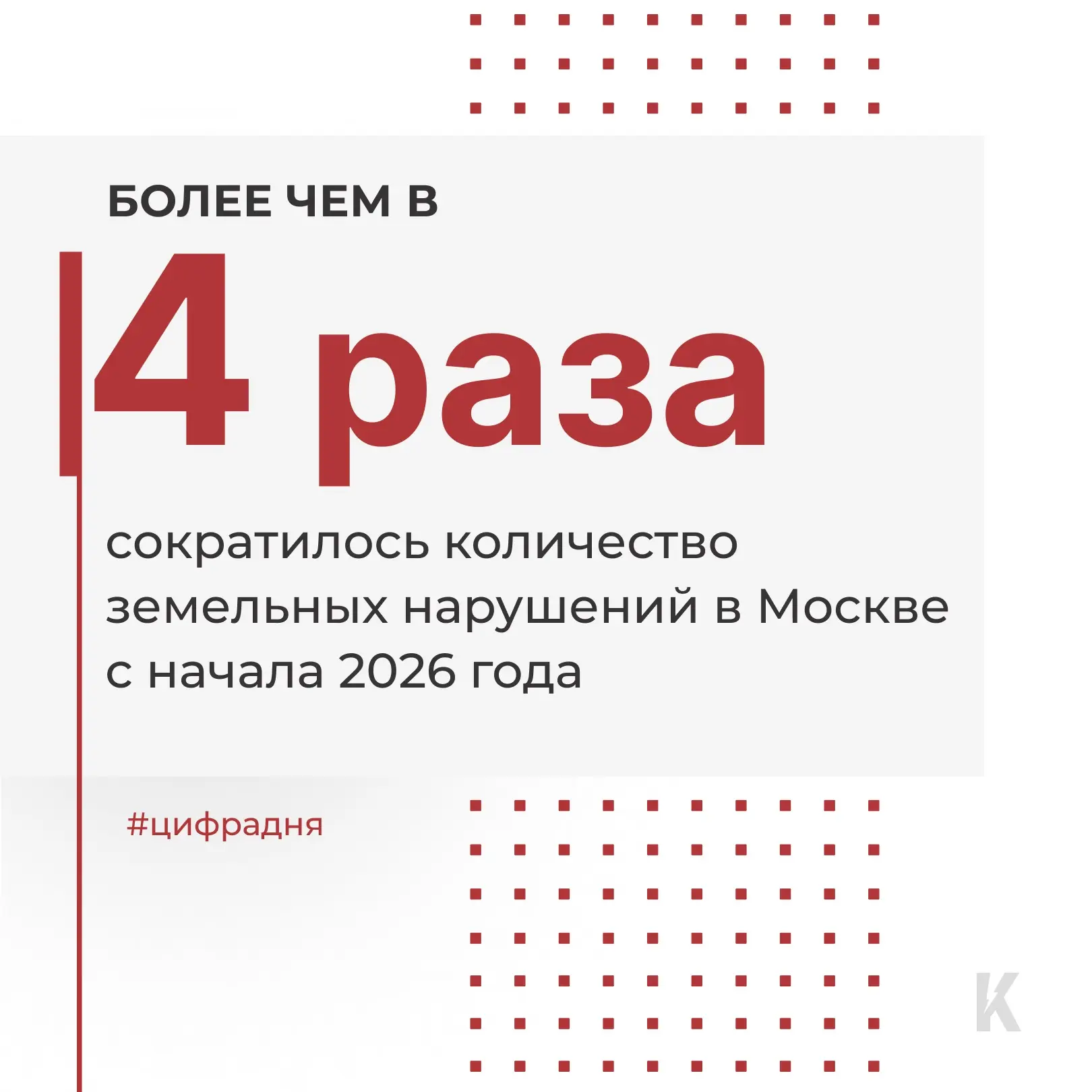 Количество земельных нарушений в Москве сократилось более чем в 4 раза
