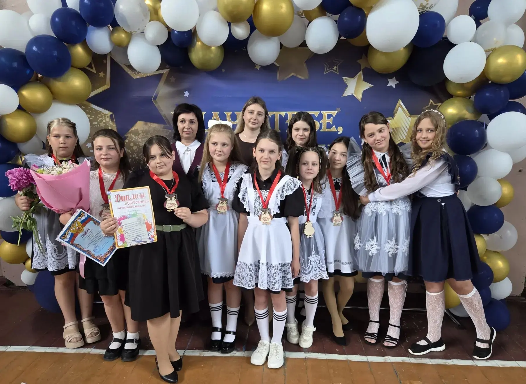 🔔 Прощайте, «Орлята»! 
В 4х классах школы №4 прошёл трогательный выпускной «Орлята России – 2026»

