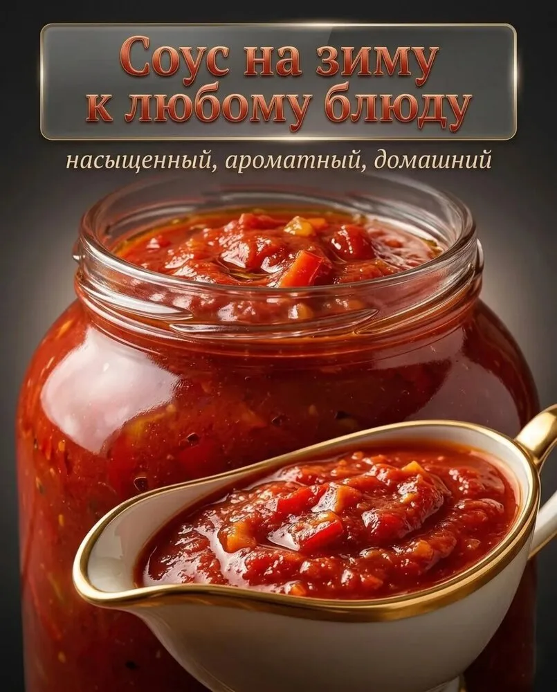 🍅  Соус на зиму к любому блюду