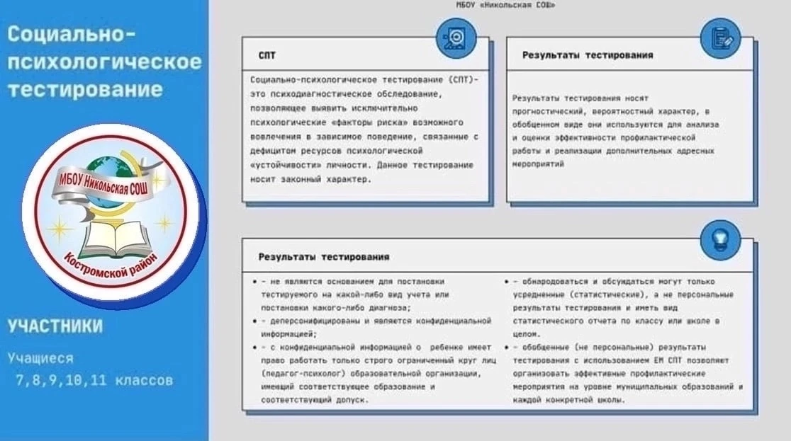 ❗️СОЦИАЛЬНО-ПСИХОЛОГИЧЕСКОЕ ТЕСТИРОВАНИЕ