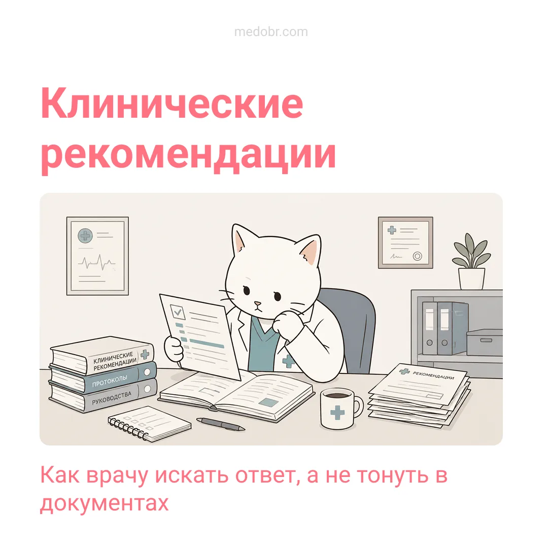 Клинические рекомендации давно стали частью повседневной практики. Проблема в том, что ...