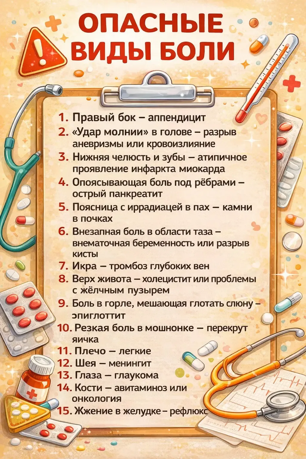 ‼ Опасные виды боли!


Спасибо за реакции 🔥👍❤️

Народный травник🌿