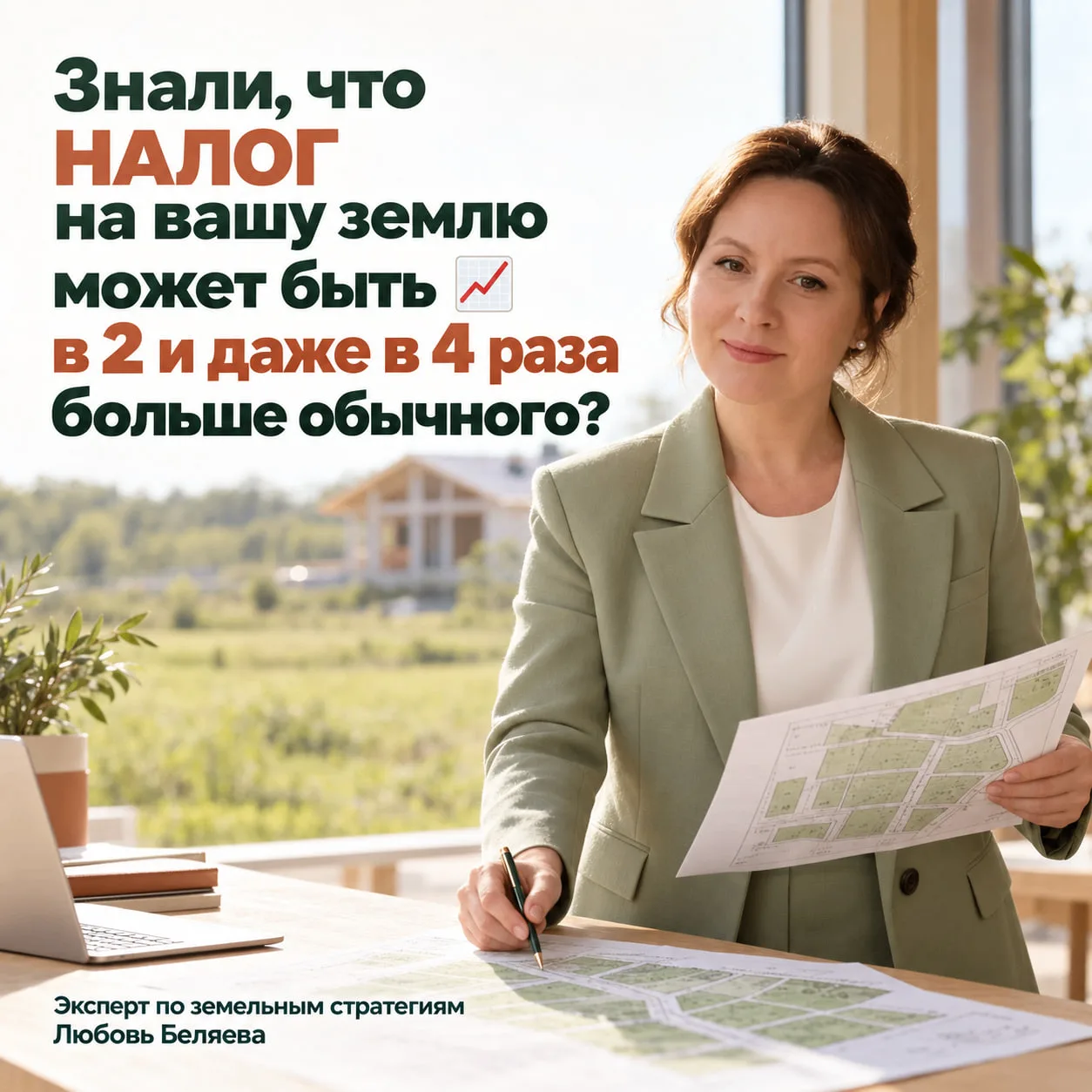 ❓ Знали, что НАЛОГ на вашу землю может быть 📈 в 2 и даже в 4 раза больше обычного?