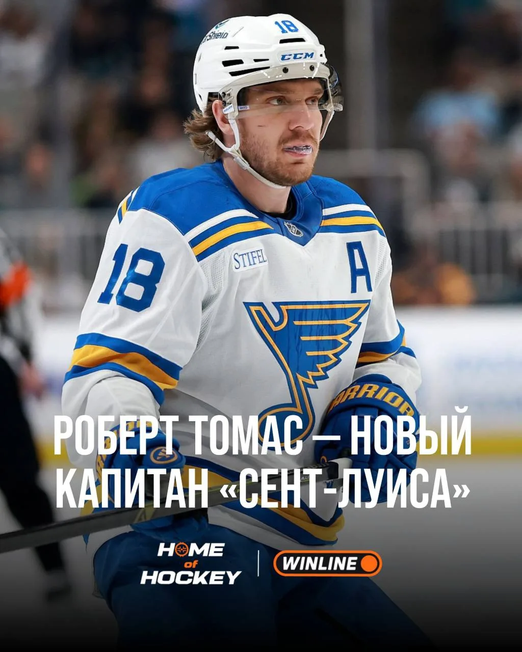 🫡 «Сент-Луис» выбрал нового капитана команды!