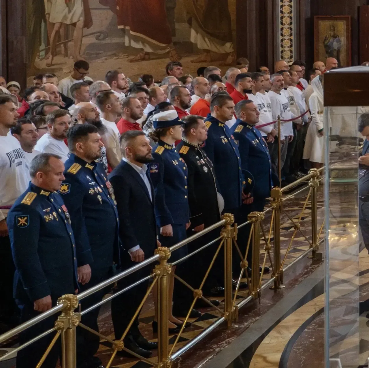 Вместе с товарищами по президентской программе «Время героев» принял участие в Общемоск...