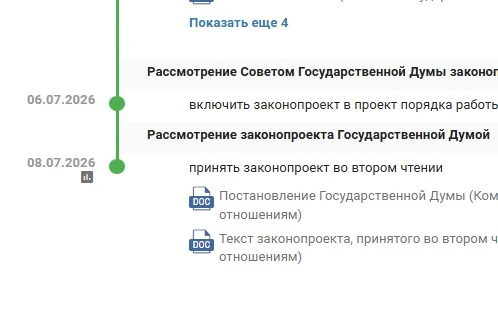 ⚡ Вчера законопроект о продлении "гаражной амнистии" до 2031 года прошел второе чтение

Ко второму ч