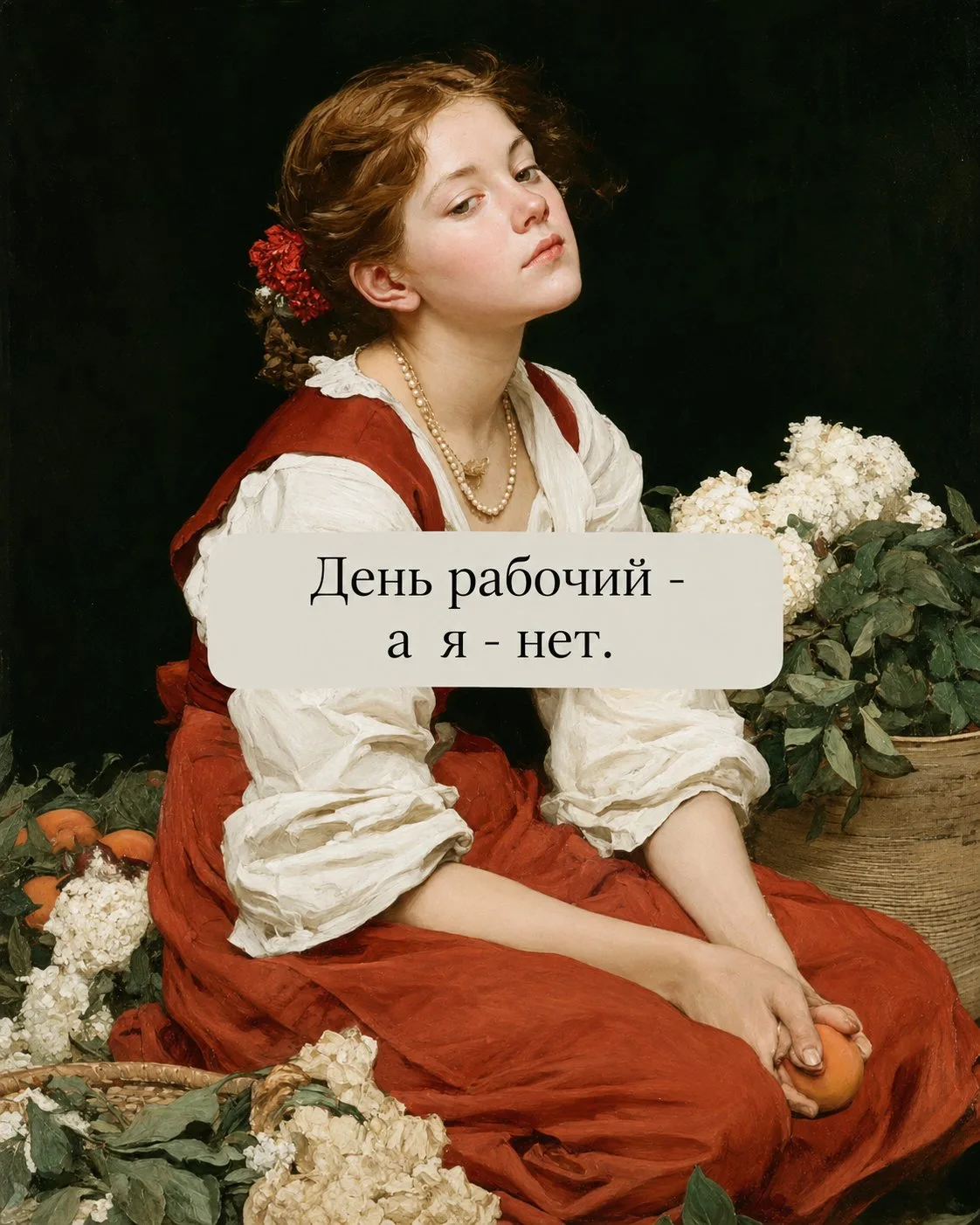 ✨ День рабочий - а я нет.