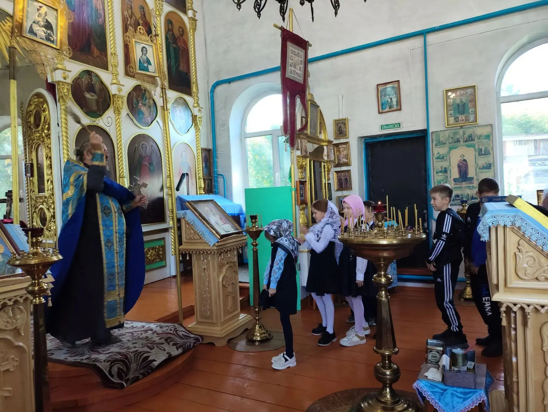 ✨⛪Молебен перед началом учебного года в Ухманской школе