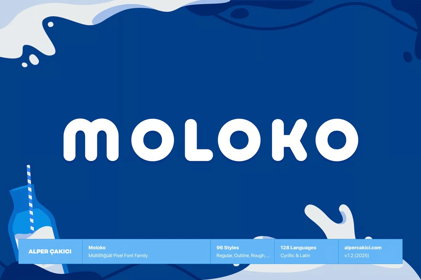 ✅ Moloko - Rounded Typeface Family