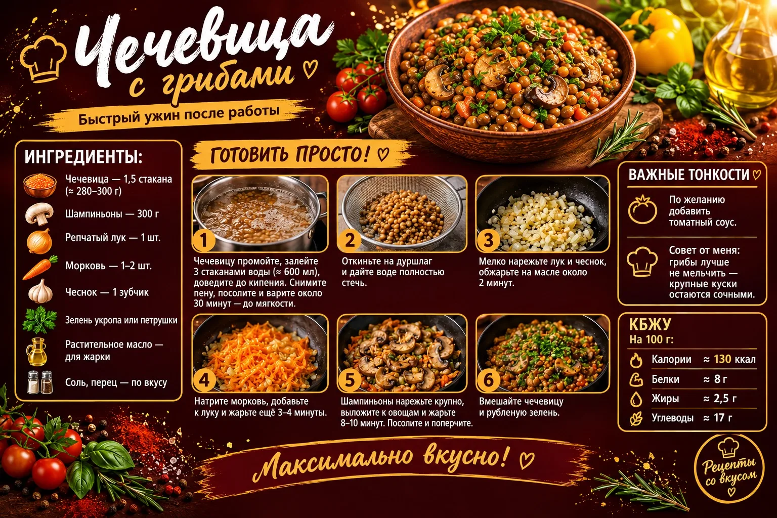 Сытный ужин