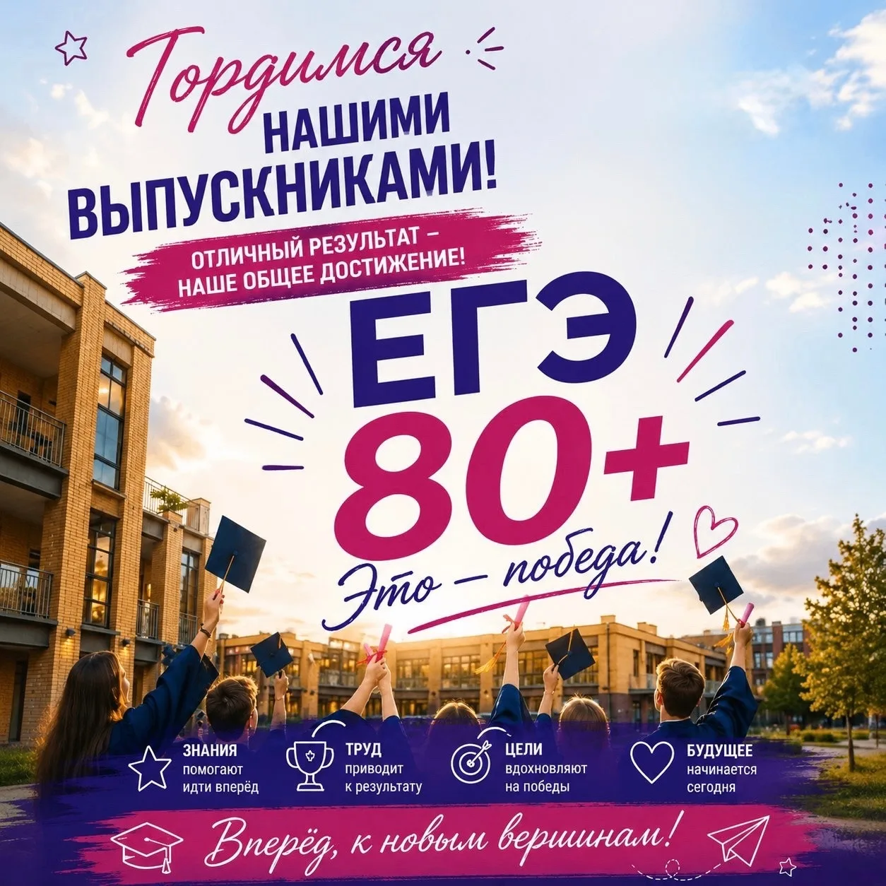 Высокие результаты ЕГЭ — уже в нашей копилке!
 
Гордимся нашими выпускниками, показавшими блестящие 