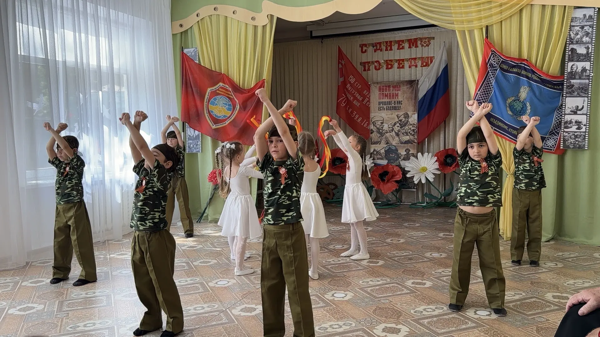 В детском саду прошел праздничный концерт, посвященный 81-й годовщине Дня Победы в Вели...