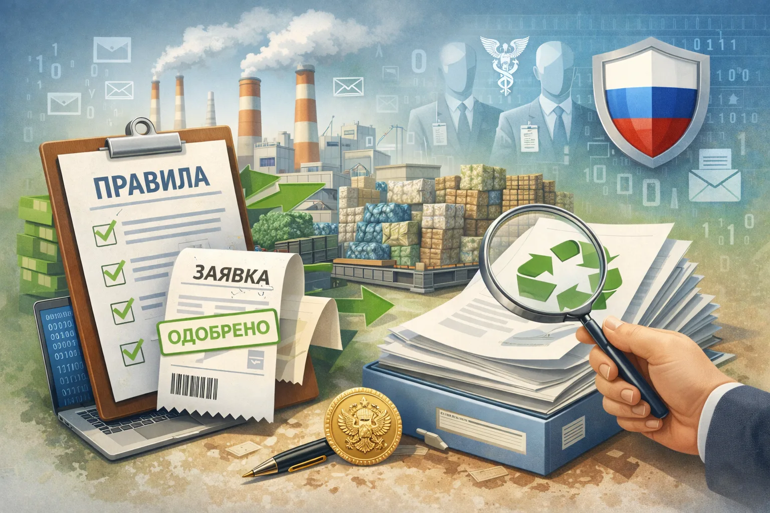 ПРАВИЛА подтверждения производства продукции (товаров) с использованием вторичного сырь...