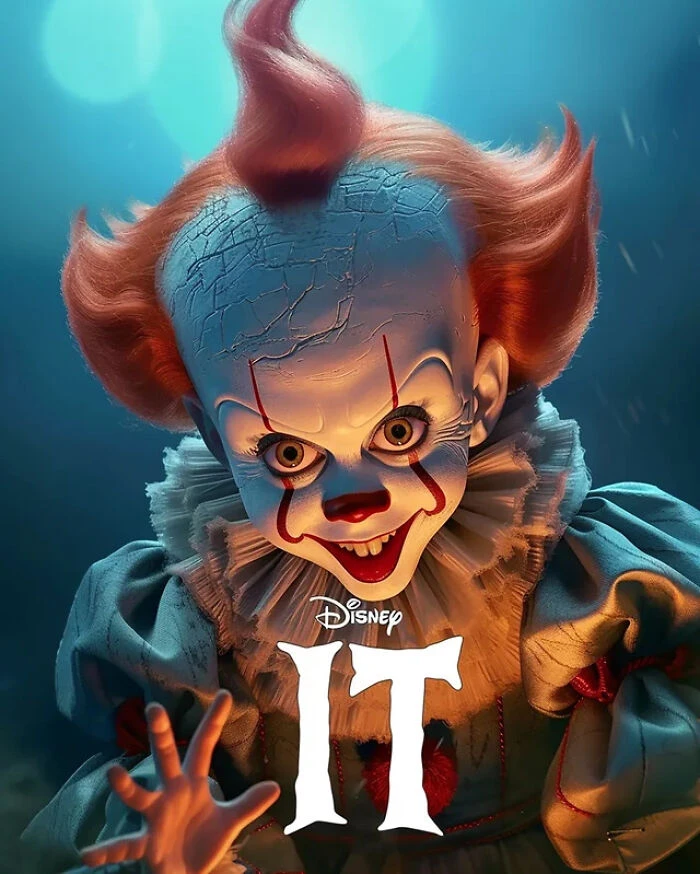 🤡 Как выглядели бы фильмы ужасов, если бы их снимал Дисней