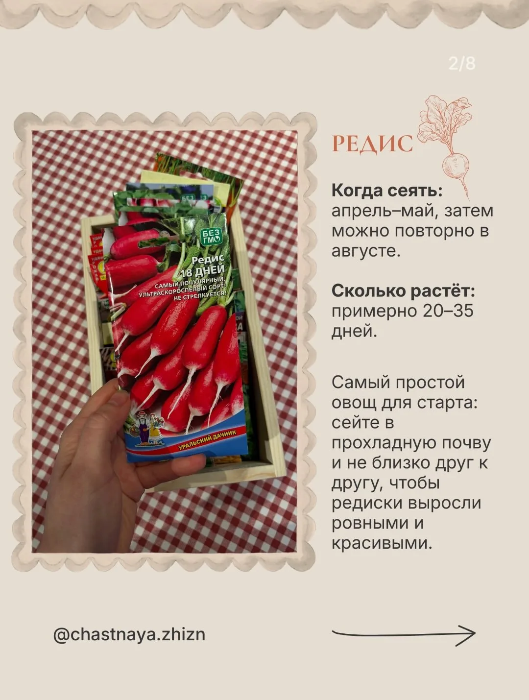 В первый год садоводства особенно хочется увидеть результат🌱   Я абсолютный любитель, но даже у меня