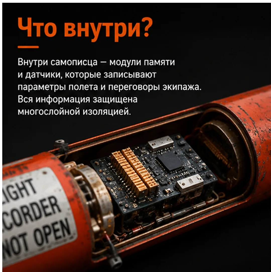 Почему «чёрные ящики» самолётов на самом деле оранжевые?