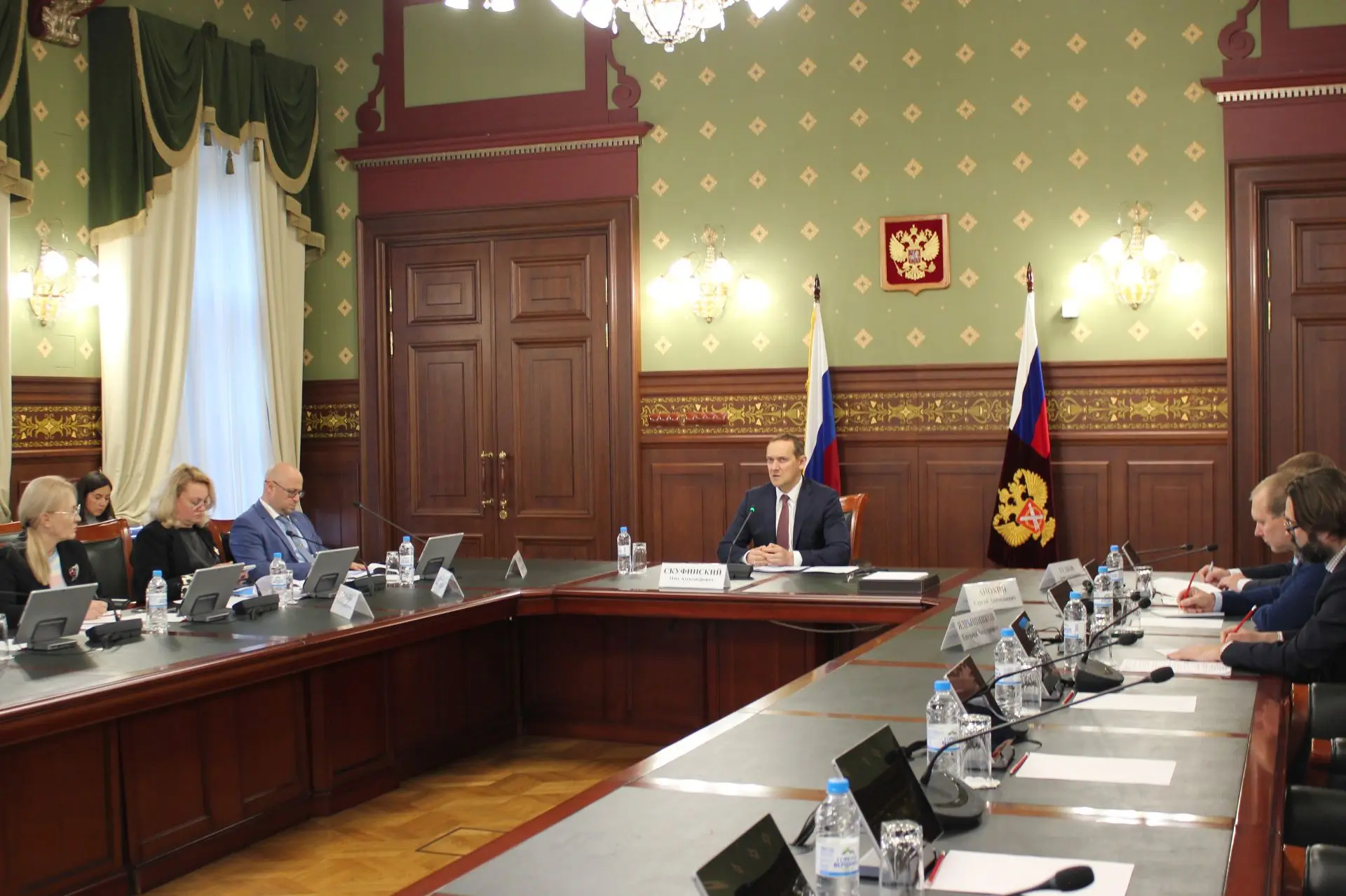 🇷🇺 Руководитель Росреестра Олег Скуфинский в режиме ВКС провел совещание с главой Рес...