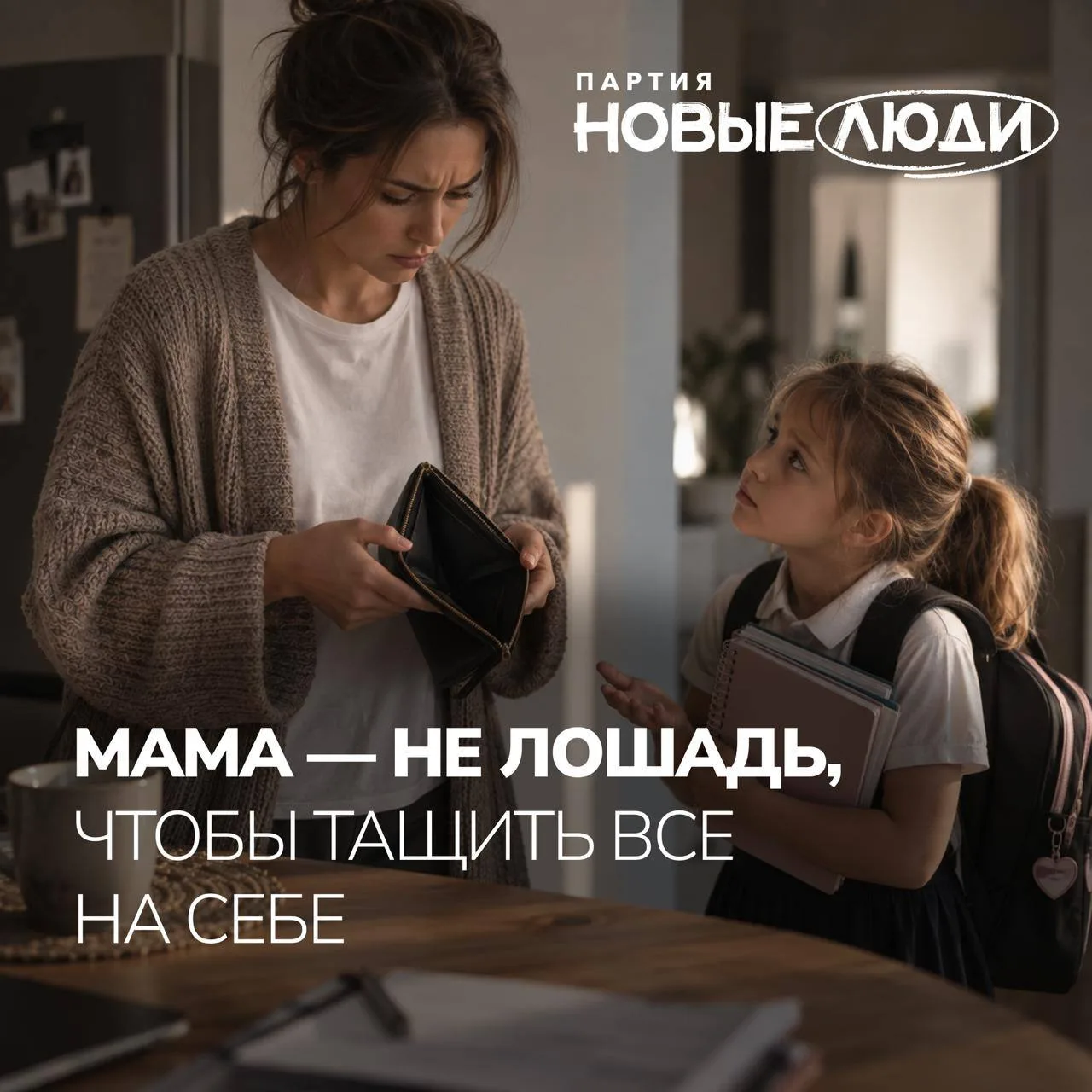 Мама — не лошадь, чтобы тащить все на себе