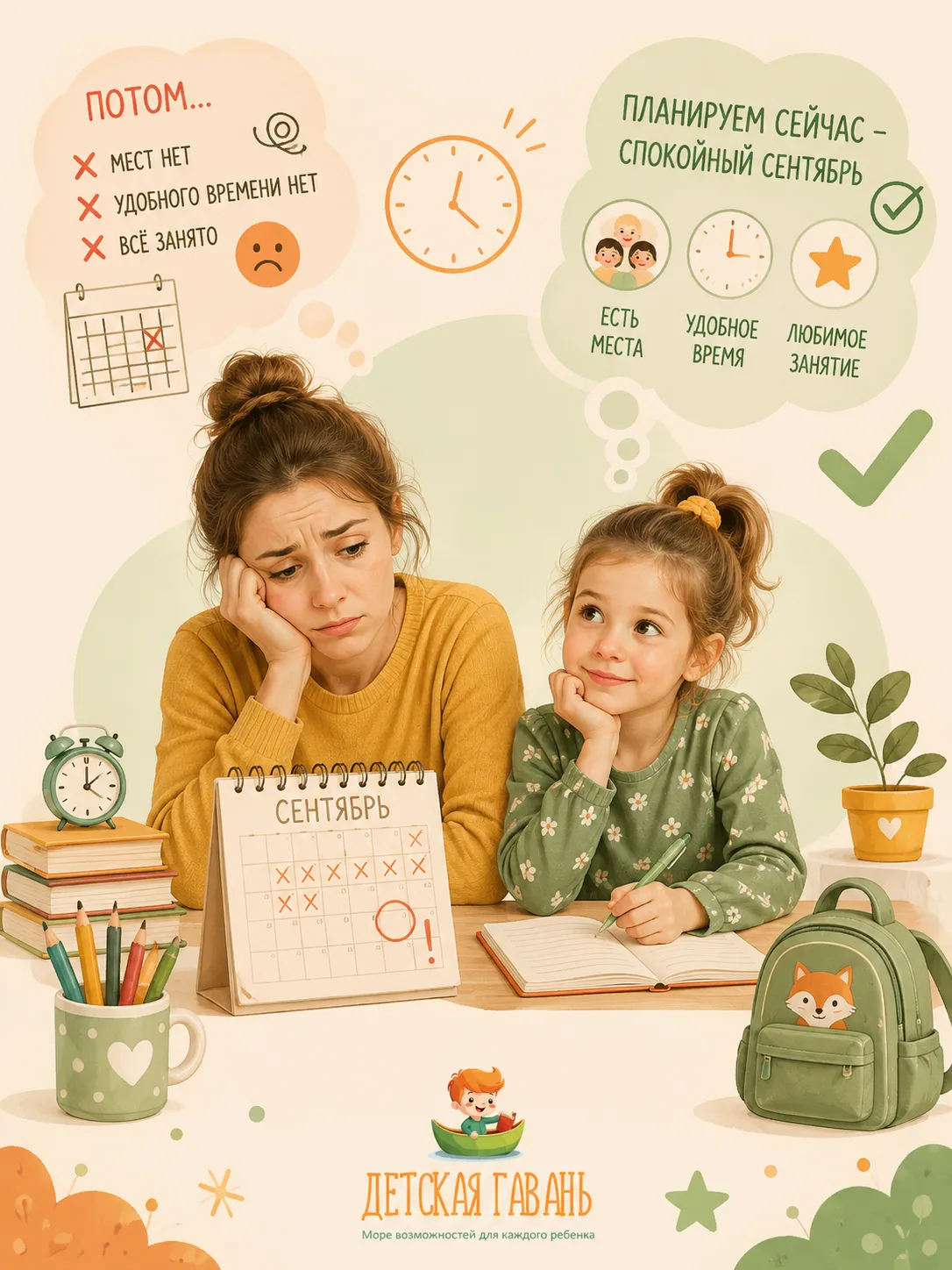 📅 Что родители чаще всего откладывают до сентября, а потом жалеют?