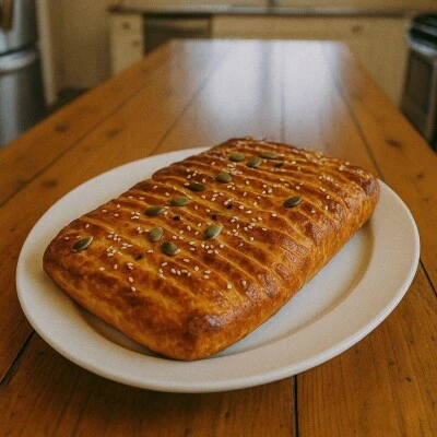 🥧 Лёгкий пирог с ветчиной и сыром — для тех, кто не любит возиться с тестом!
Минимум усилий — макси