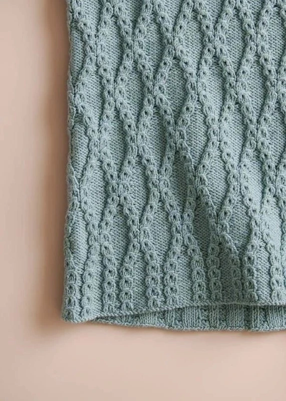 Вязаный плед спицами 🧶