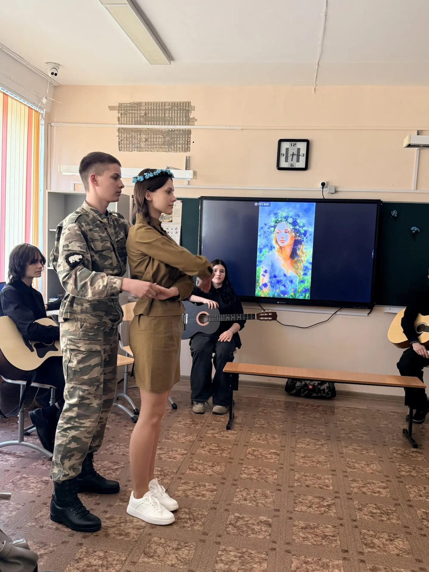 В Лицее в преддверии Дня Победы прошла литературно-музыкальная композиция под названием «Пусть живые