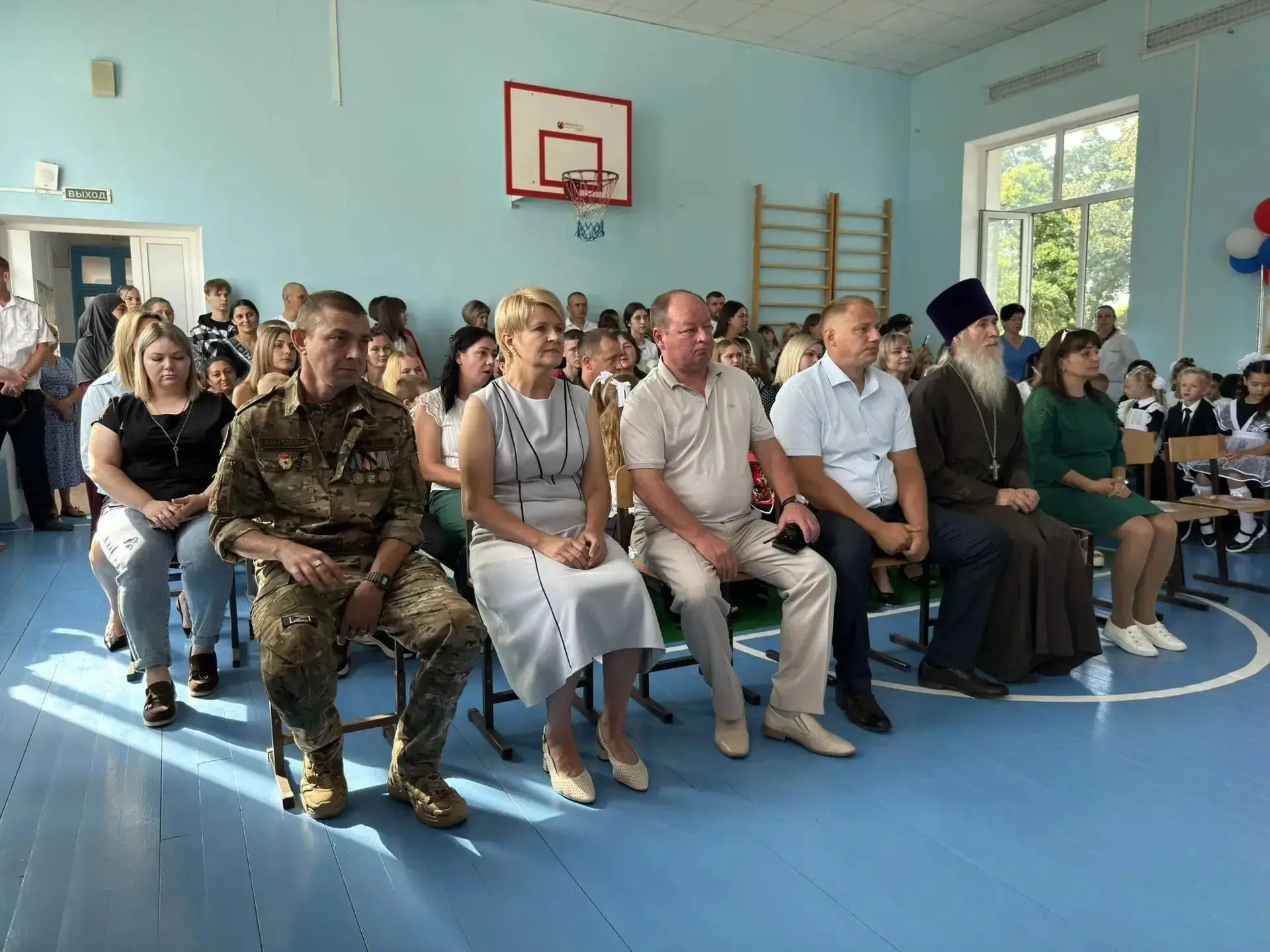 🔔💐Сегодня торжественную линейку в школе 17 с. Отрадо-Ольгинское посетила председатель...