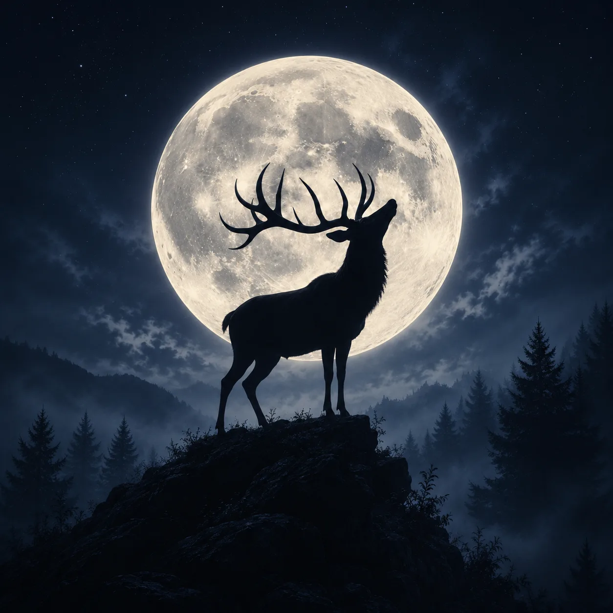 29–30 июля — Полнолуние. Пора сбрасывать старые рога. 🦌🌕