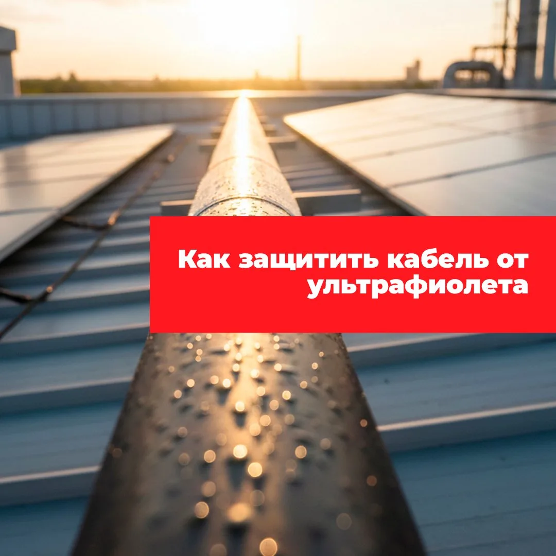 Как защитить кабель от ультрафиолета ☀️⚡️